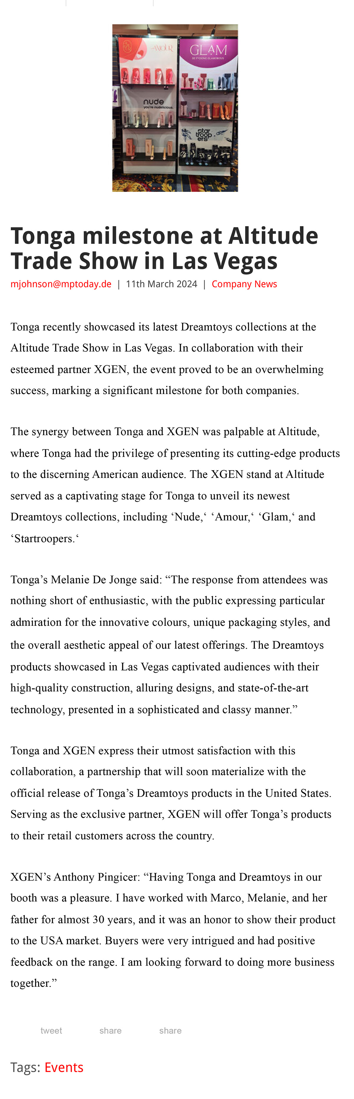 2024-03 EAN online - Tonga at Altitude Las Vegas